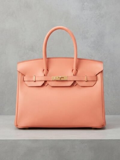 Sac à Main Élégant Cuir - Saumon