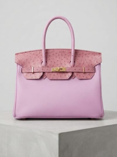 Sac à Main Élégant Cuir -rose